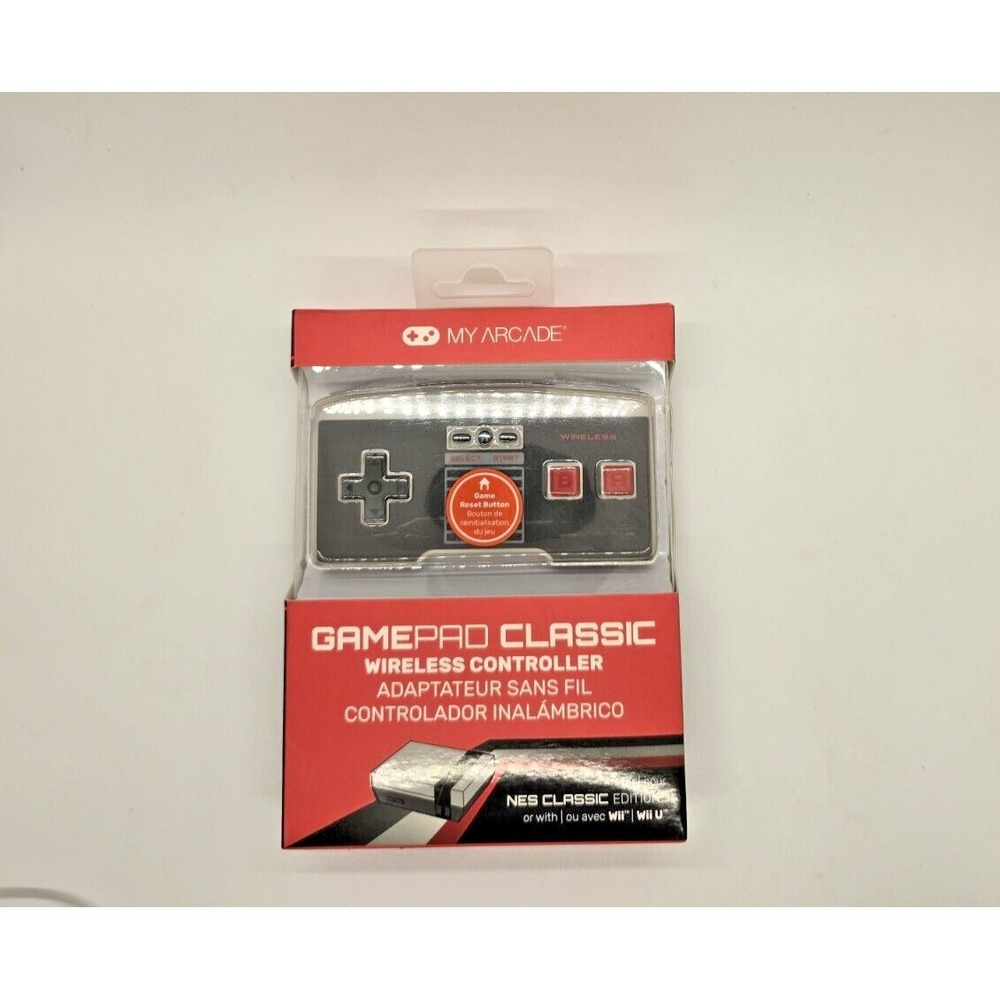 New In Box My Arcade GAMEPRO CLASSIC Wireless Controller NES Classic Wii,‎ Wii U